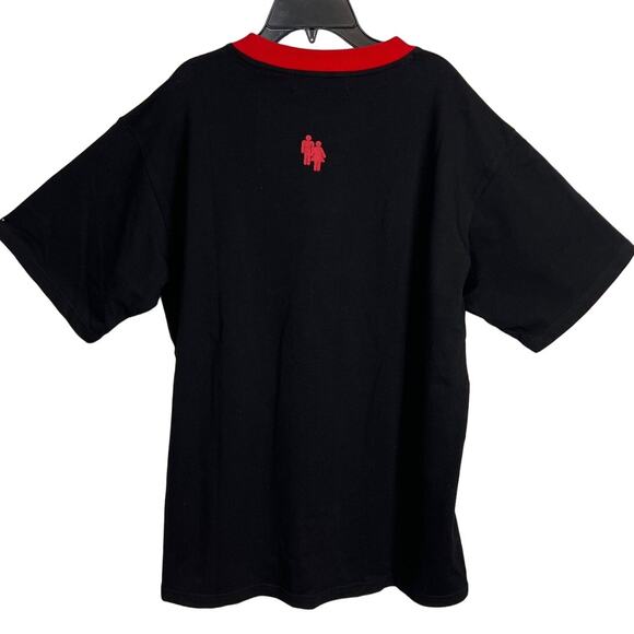 HOMME FEMME Unisex Cotton T-Shirt Black Red SIZE M. NWOT Streetwear - Picture 2 of 9